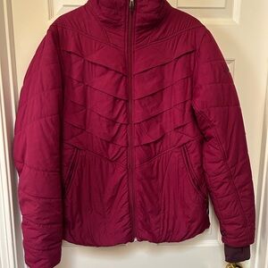 Columbia Women's Deep Red Puffer Jacket